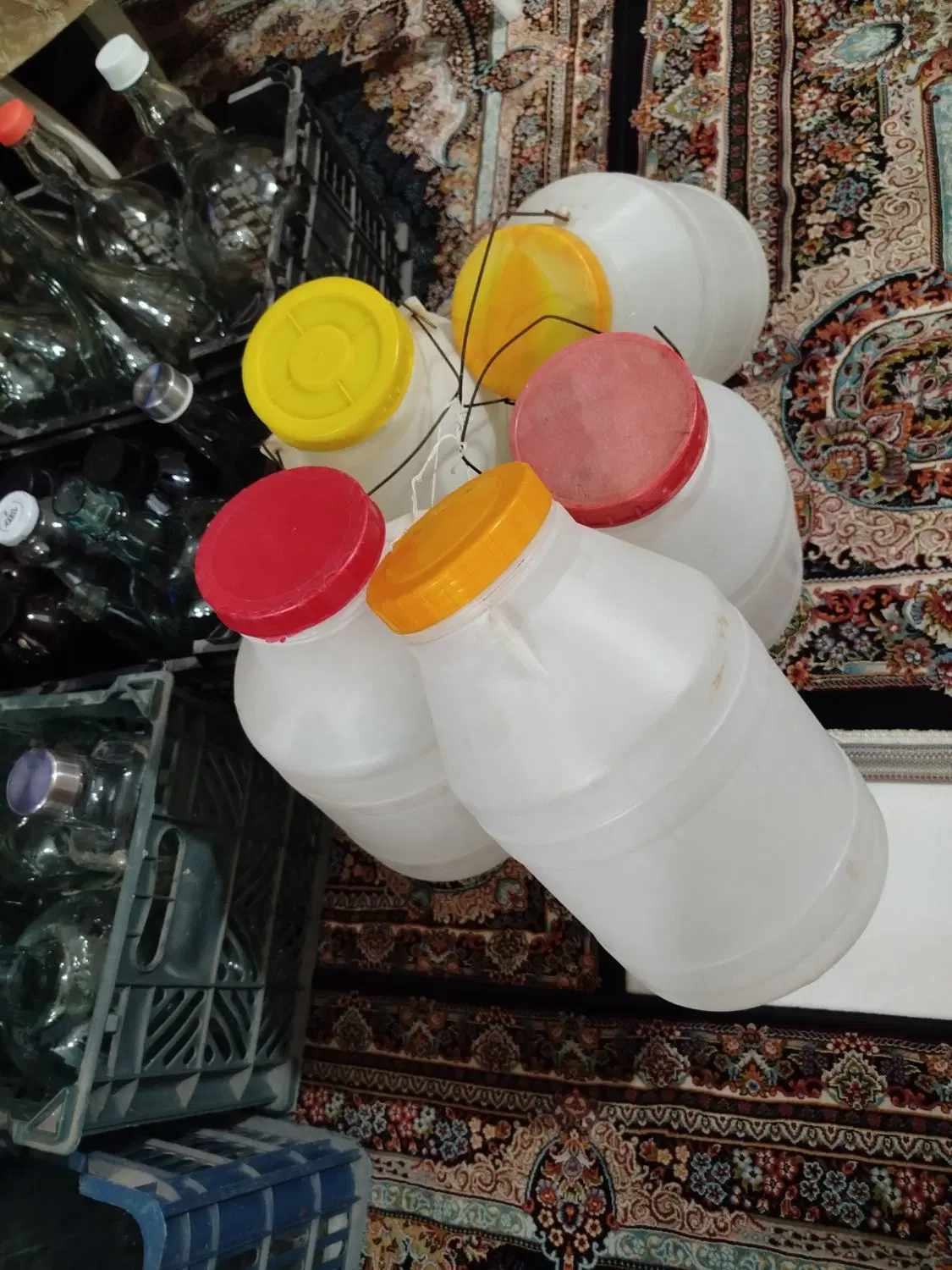 تنگ شیشه ای جای آبغوره و آبلیمو و....|ظروف نگهدارنده، پلاستیکی، یکبارمصرف|تهران, شهرک ولیعصر جنوبی|دیوار