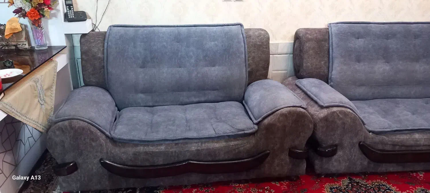 مبل راحتی ۷نفر تمیز نو بدون پارگی یا شکستگی|مبلمان خانگی و میز عسلی|تربت‌حیدریه, یحیی آباد|دیوار