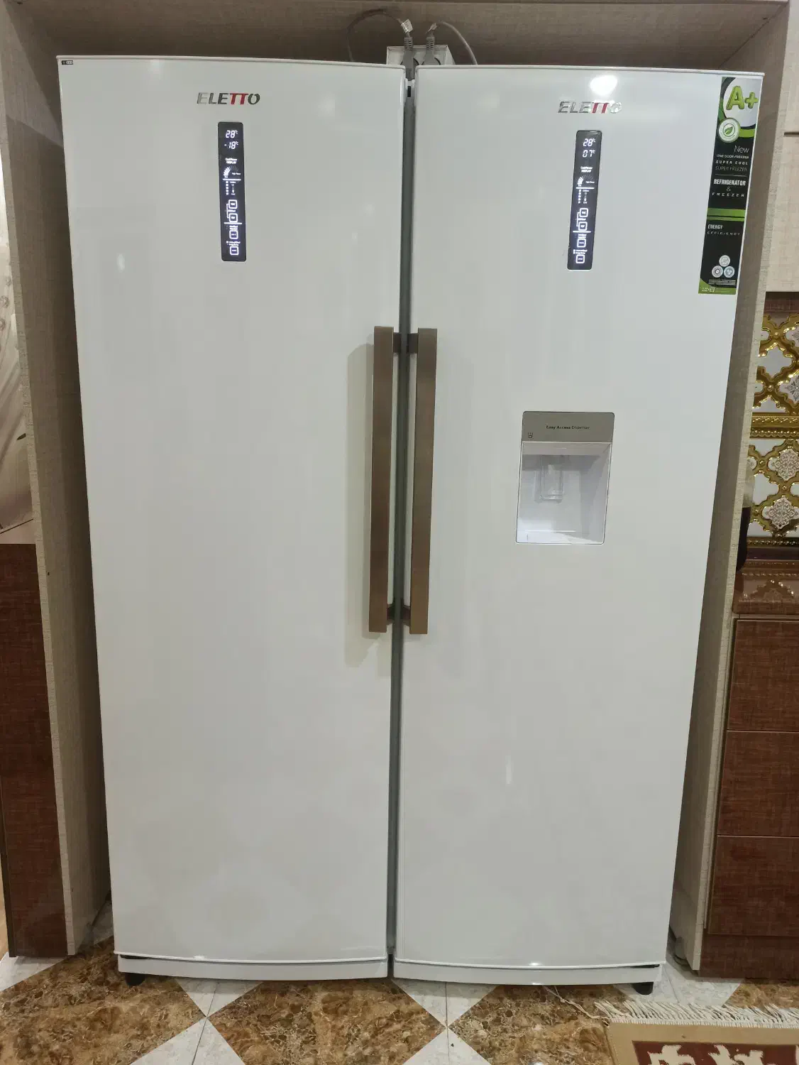 فروش یخچال و فریزر دوقلو eletto|یخچال و فریزر|قروه, |دیوار