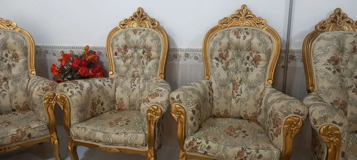 مبل استیل ۹ نفره|مبلمان خانگی و میز عسلی|فریمان, |دیوار