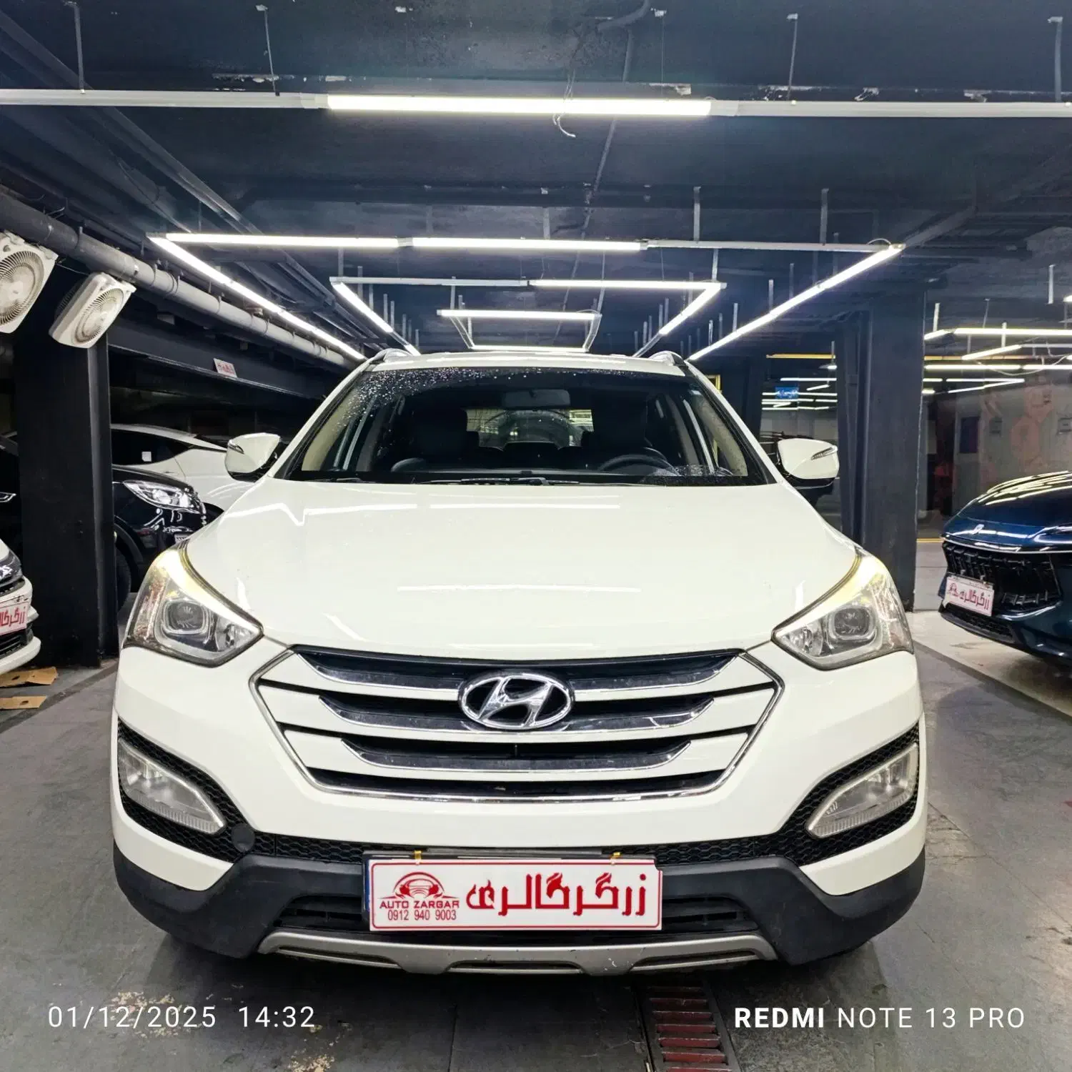 سانتافه2014.بدون رنگ.کم کارواقعی|خودرو سواری و وانت|تهران, درختی|دیوار