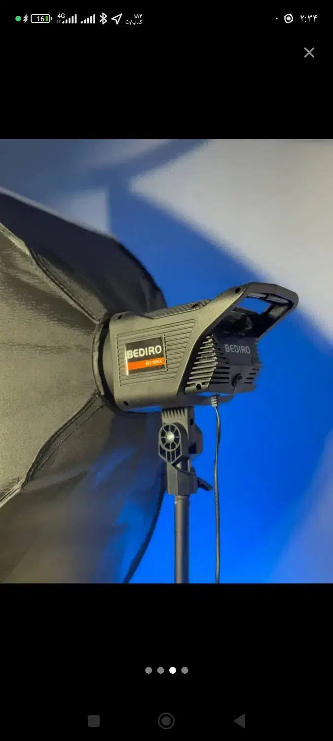 ویدیو لایت ۳۰۰ وات تولید محتوا سافت باکس رینگ لایت|دوربین عکاسی و فیلم‌برداری|مشهد, اقبال|دیوار