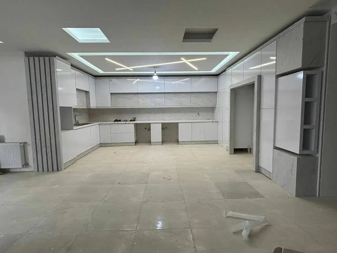 کناف سقف کاذب کابینت هایگلس ام دی اف و...|خدمات پیشه و مهارت|لامرد, |دیوار