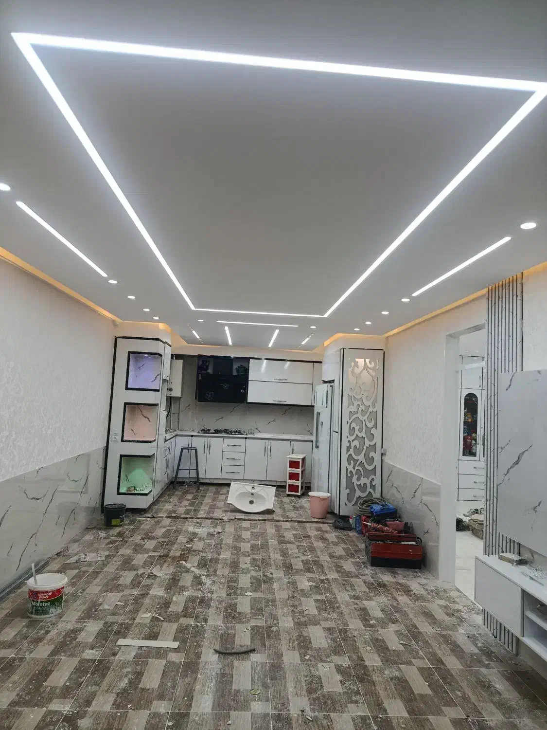 کناف پلکسی pvcطراحی واجراء|خدمات پیشه و مهارت|سنندج, |دیوار