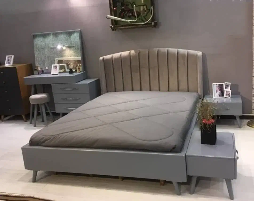 سرویس خواب تمام پارچه ویلاری کد1|تخت و سرویس خواب|همدان, |دیوار