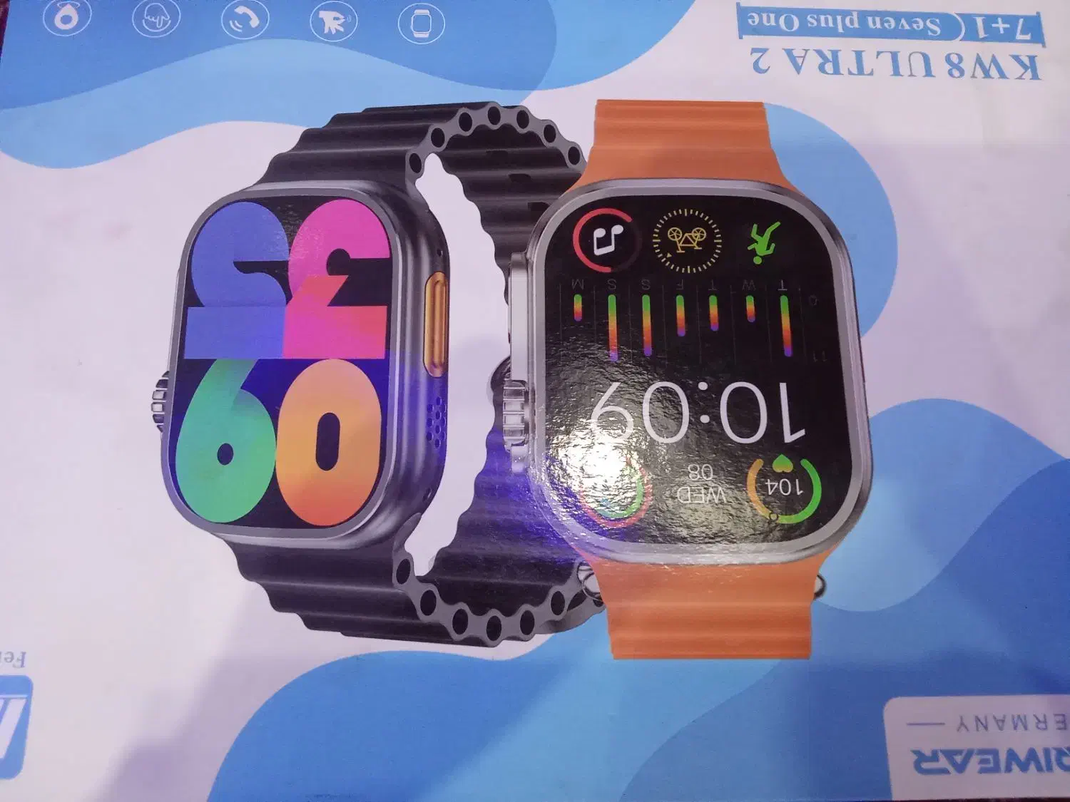 ساعت هوشمند  مدل KW8 ULTRA 2|ساعت|پرند, فاز ۶|دیوار