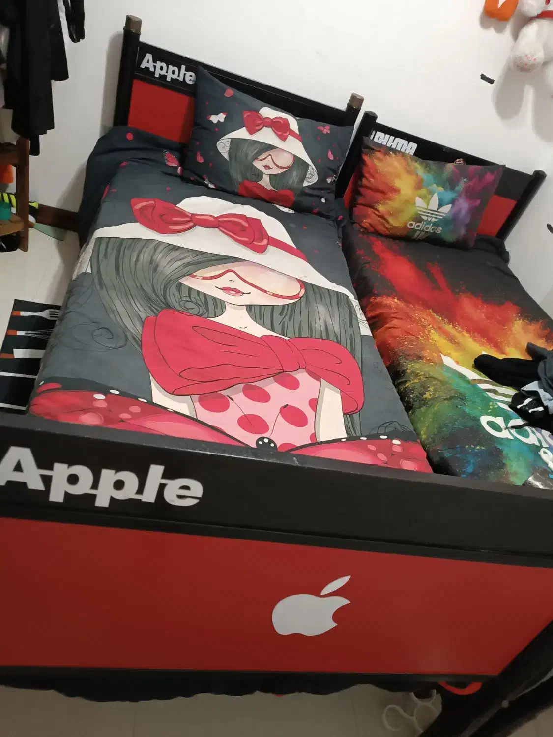 تخت خواب نوجوان هم دو طبقه میشه هم تکی تکی|تخت و سرویس خواب|اصفهان, ملکشهر|دیوار