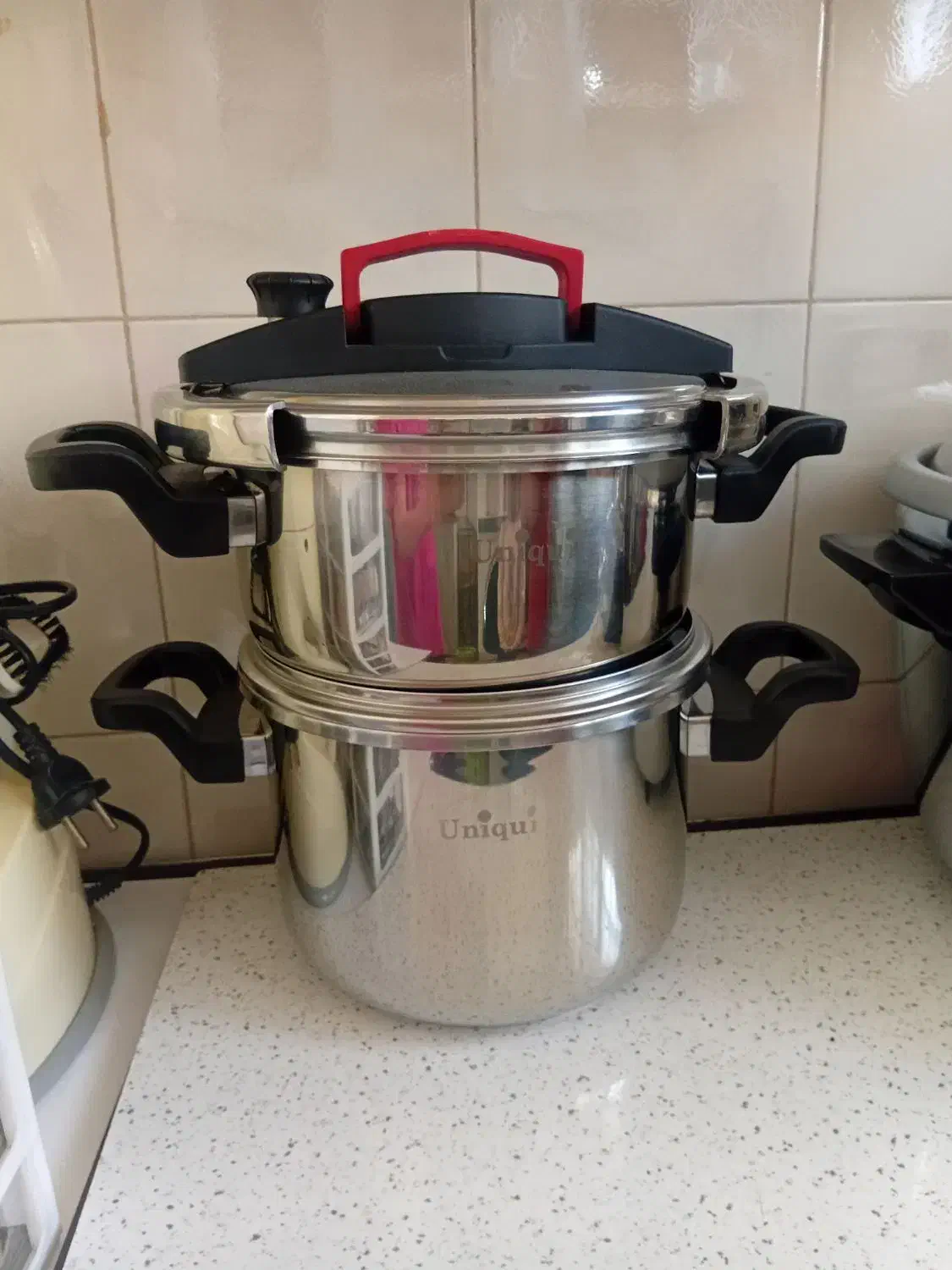 زودپز  دوقلو کلا دوماه استفاده شده|اجاق گاز و لوازم برقی پختوپز|تربت جام, پاسداران|دیوار