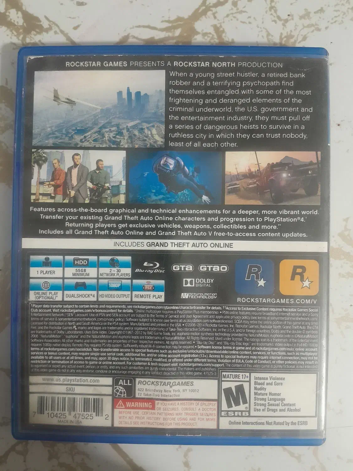 gta v ps4|کنسول، بازی ویدئویی و آنلاین|کنگاور, |دیوار