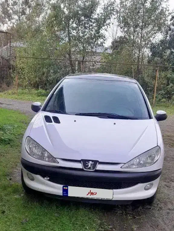 ۲۰۶ مدل ۴۰۱ پانوراما سفید|خودرو سواری و وانت|لاهیجان, شقایق|دیوار