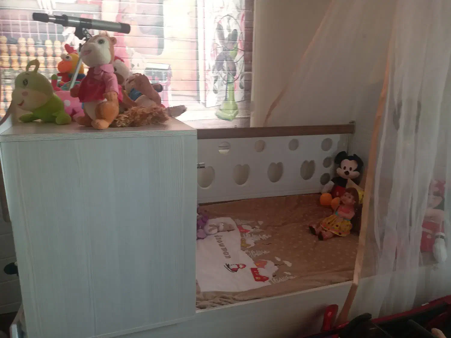 سرویس خواب تخت کودک و نوجوان در حد نو|تخت و سرویس خواب|ری, علایین|دیوار