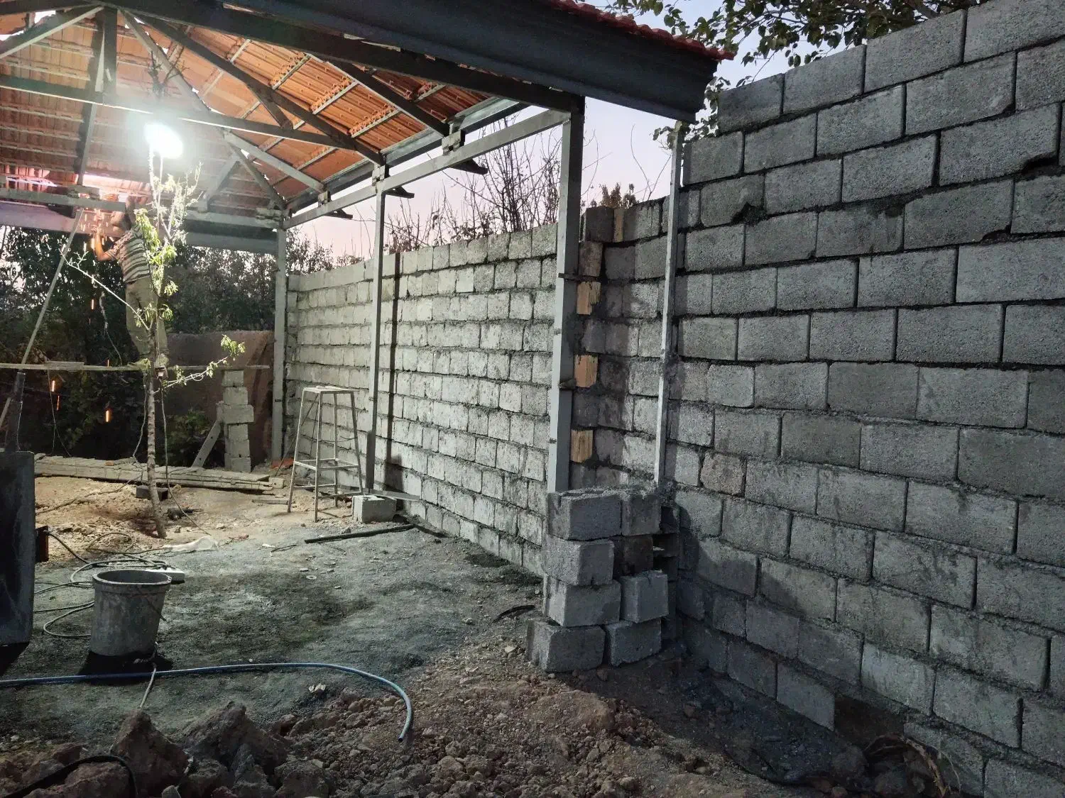 بلوک چینی سفال پلاستر آجر چینی|خدمات پیشه و مهارت|نجف‌آباد, باغ ملی|دیوار