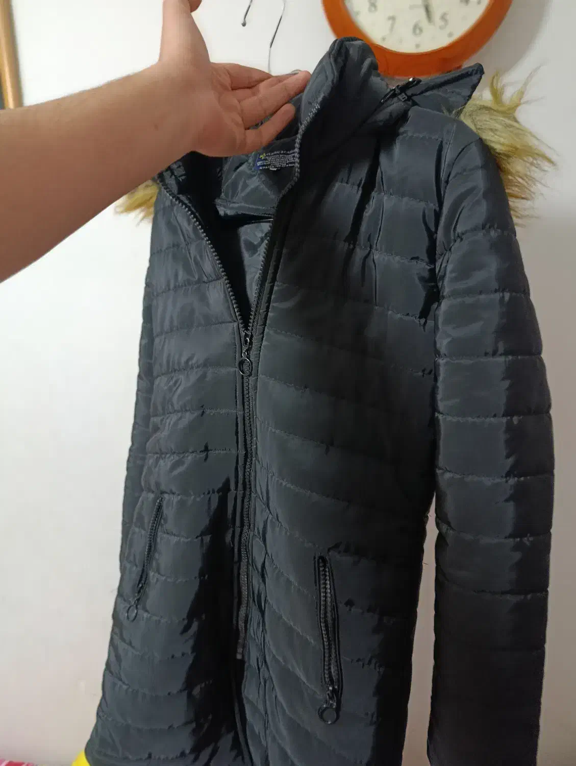 کاپشن زنونه خزدار برند casual|لباس|رشت, پارک شهر|دیوار