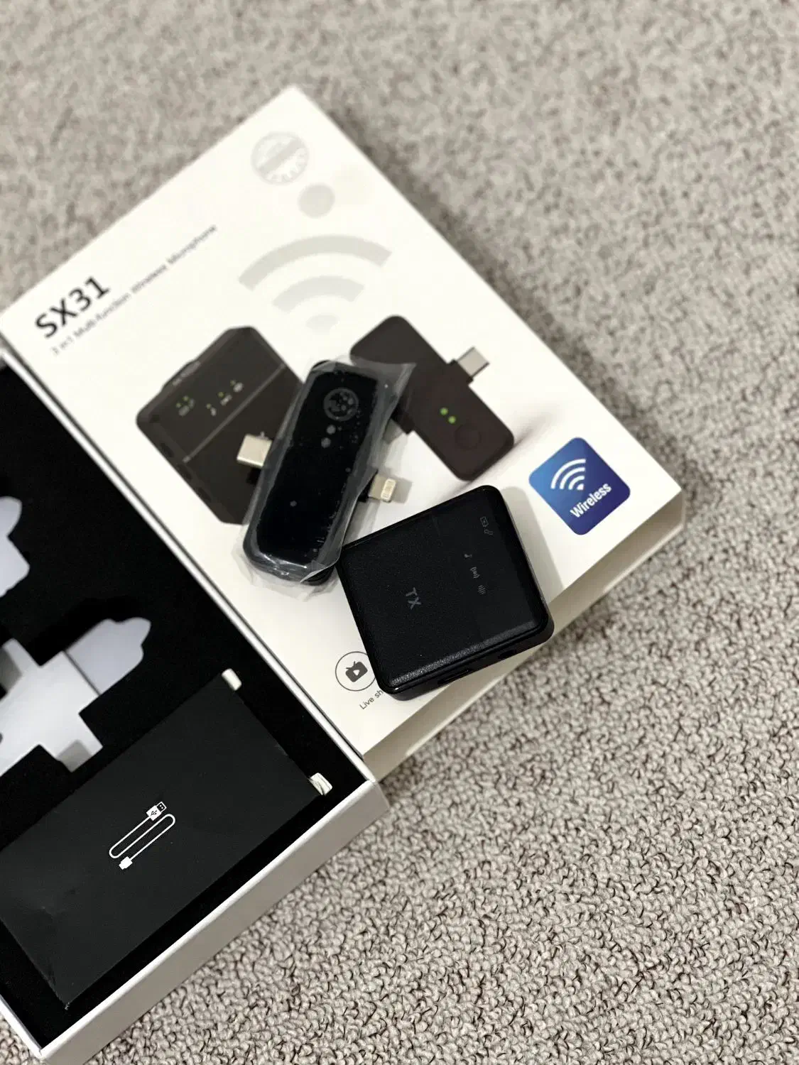 میکروفون بی سیم sx31|لوازم جانبی موبایل و تبلت|نظرآباد, نظرآباد|دیوار