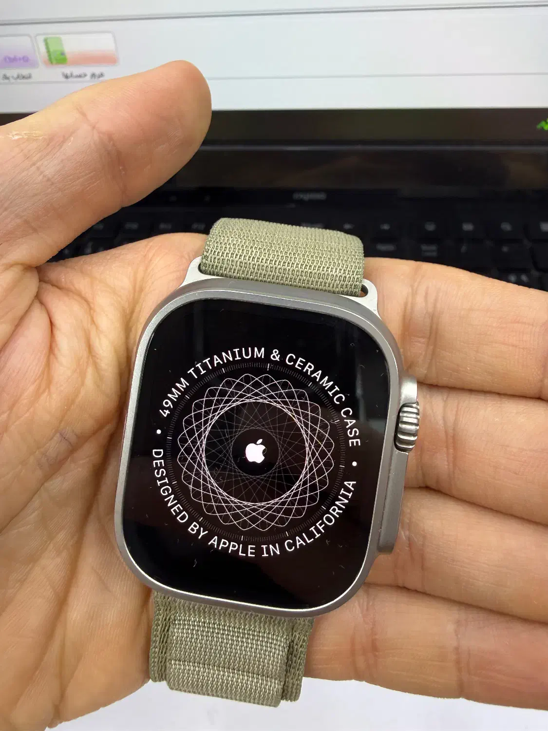 Apple watch ultra 2 49mm titanium|لوازم جانبی موبایل و تبلت|شیراز, زند|دیوار