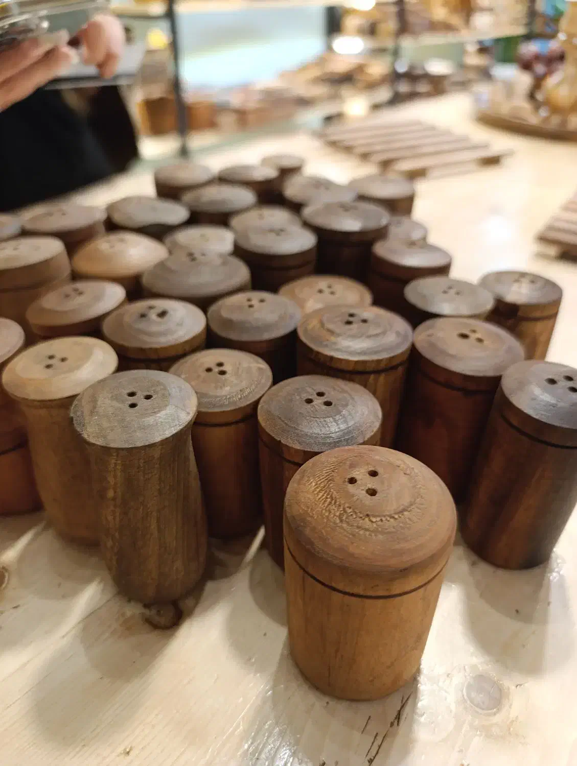 نمکدان چوبی 25|صنایع دستی و سایر لوازم تزئینی|قم, صفائیه|دیوار