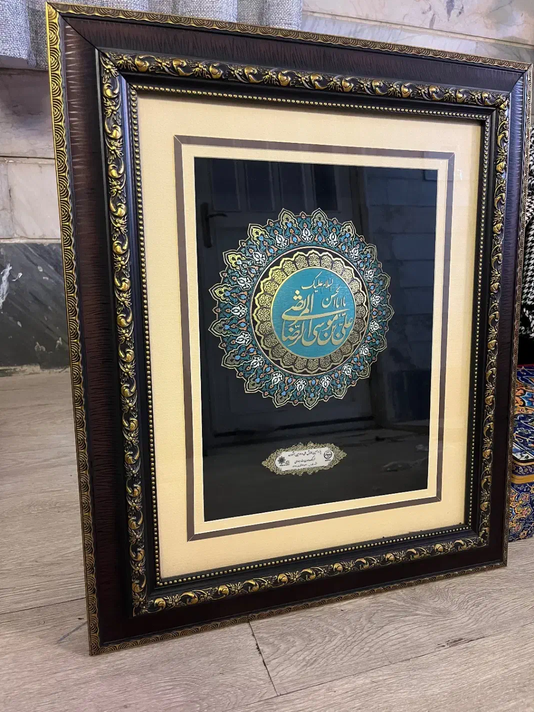 قاب عکس مینا کاری و قلم زنی|تابلو، نقاشی، عکس|تهران, میرداماد|دیوار