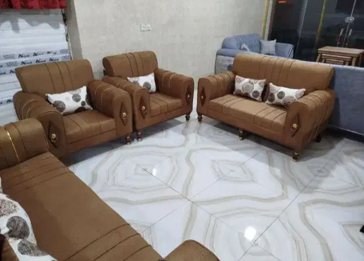 مبل راحتی (چسترفیلد هفت نفره)|مبلمان خانگی و میز عسلی|املش, |دیوار