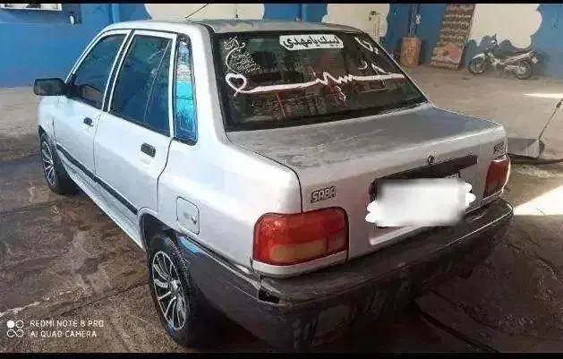 پراید خونگی بدون خرج، به همراه مانیتور و سیستم|خودرو سواری و وانت|یزد, |دیوار