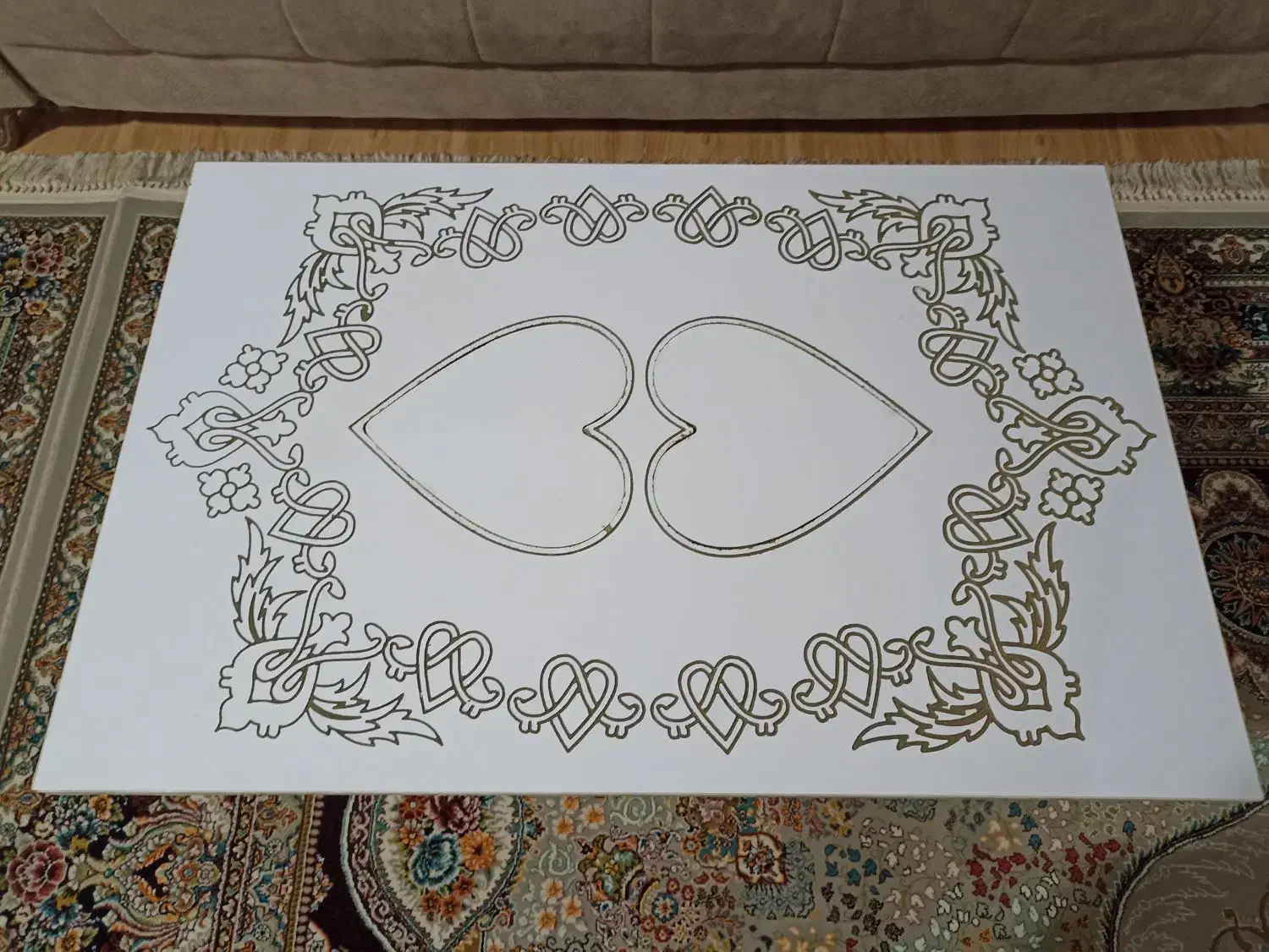 میز جلو مبلی با ۴تا عسلی|مبلمان خانگی و میز عسلی|زاهدان, |دیوار