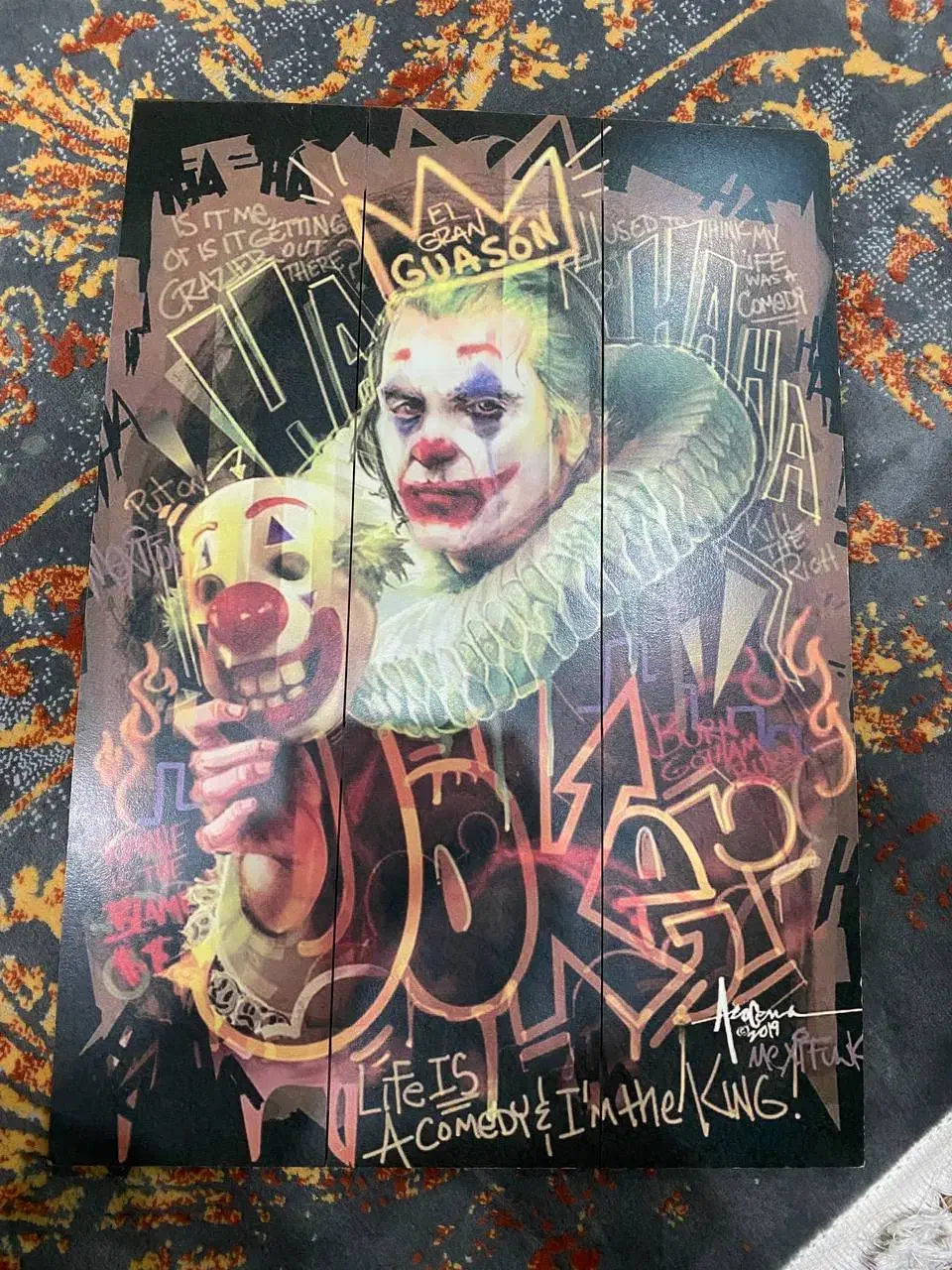 تابلو جوکر|تابلو، نقاشی، عکس|پارسآباد, |دیوار