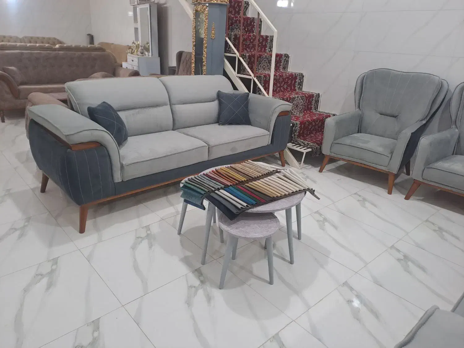 مبل هشت نفره مدل صوفا|مبلمان خانگی و میز عسلی|یزد, |دیوار