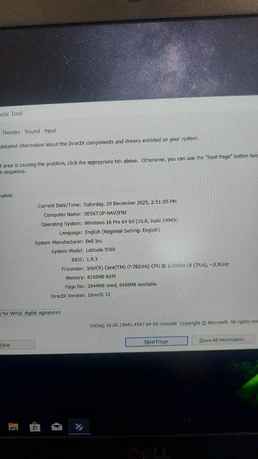 لپتاپ DEEl  مدل  5580|رایانه همراه|اراک, |دیوار