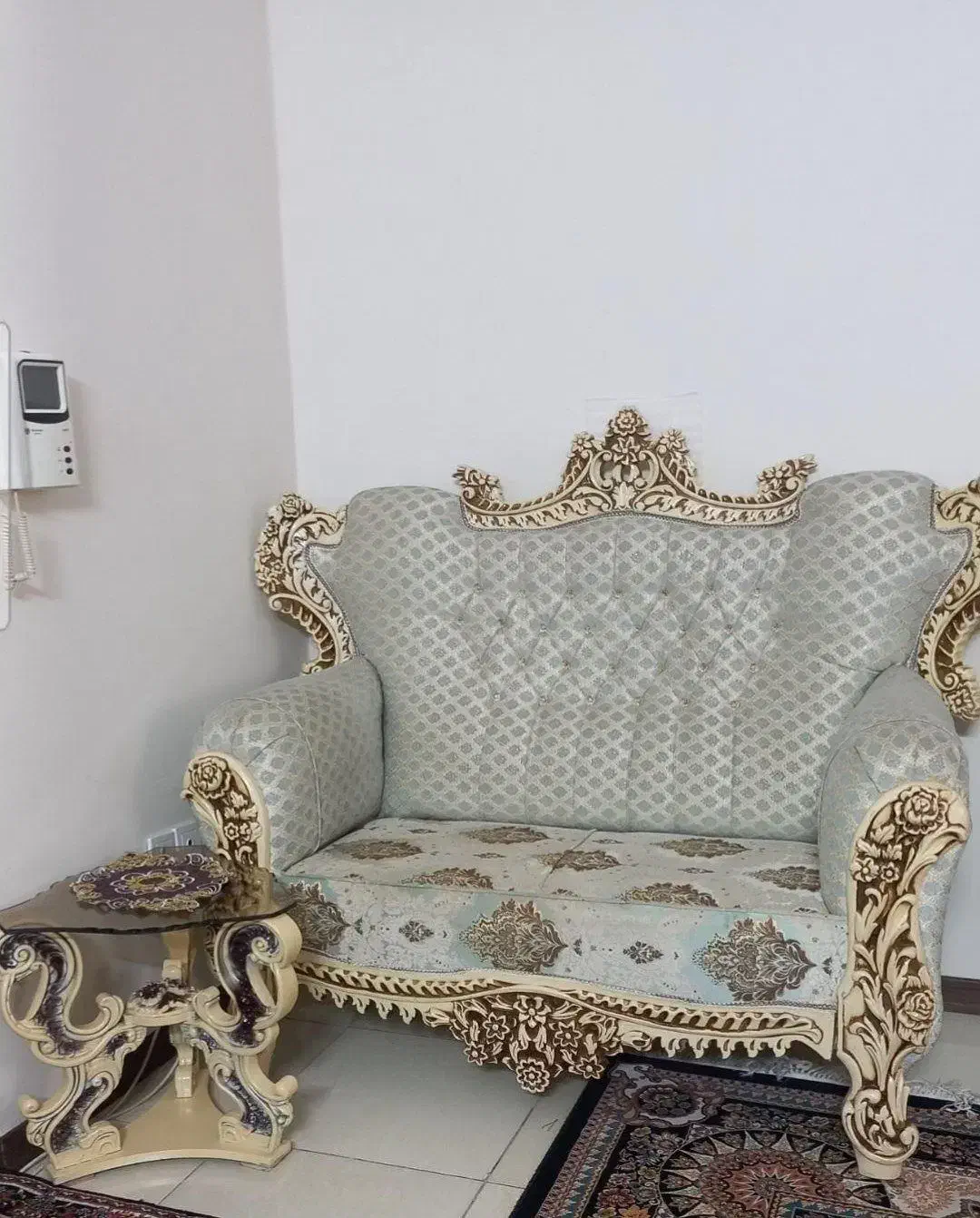 مبل سلطنتی تخفیف پای معامله|مبلمان خانگی و میز عسلی|تهران, هلال احمر|دیوار