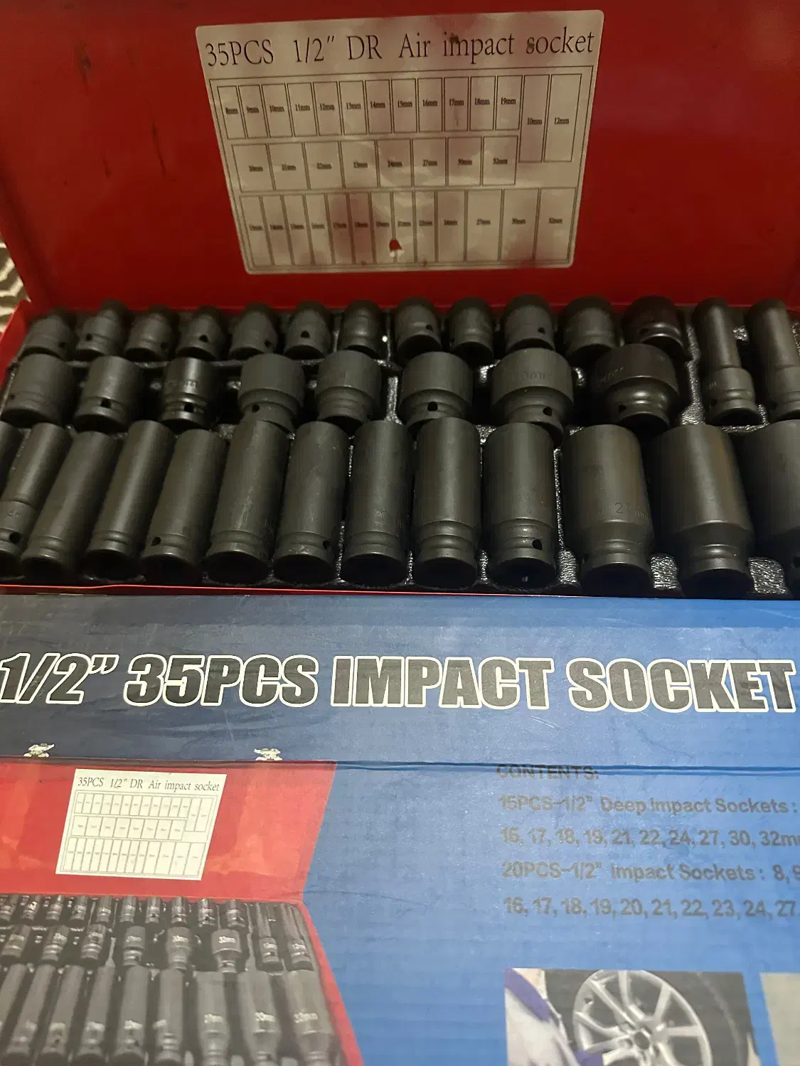 جعبه بکس ۳۵ پارچ|ابزارآلات|تهران, خزانه|دیوار