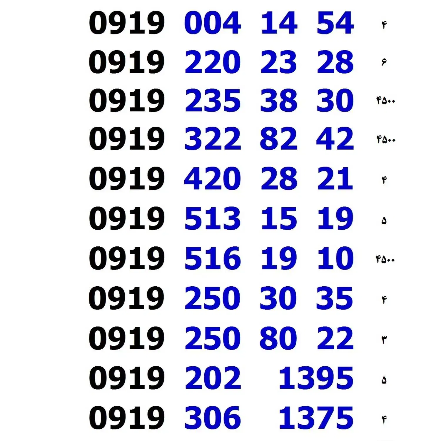 0919.220.23.28|سیم‌کارت|تهران, صادقیه|دیوار