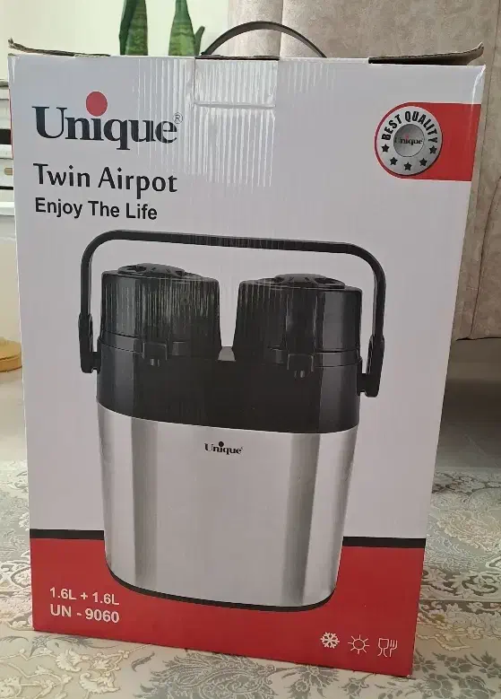 فلاسک دوقلو یونیک کاملا نو|قوری، کتری، قهوهساز دستی|زنجان, |دیوار