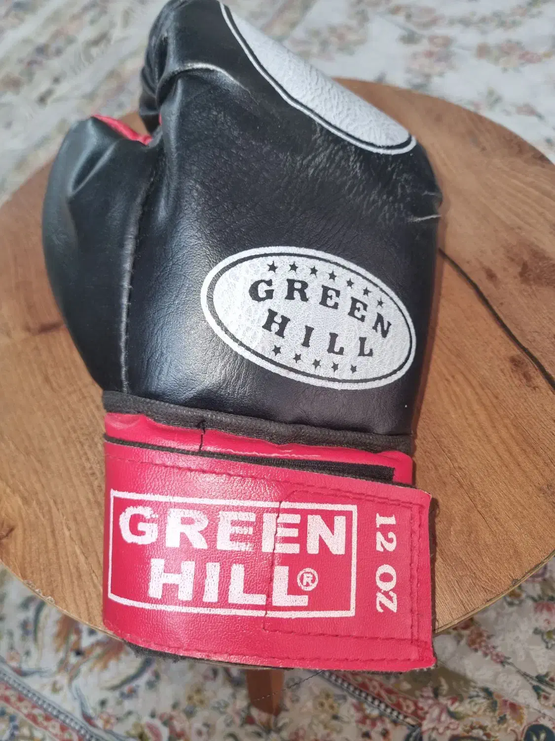 دستکش بوکسGREEN HILLسایزمتوسط|تجهیزات ورزشی|مشهد, کوه سنگی|دیوار