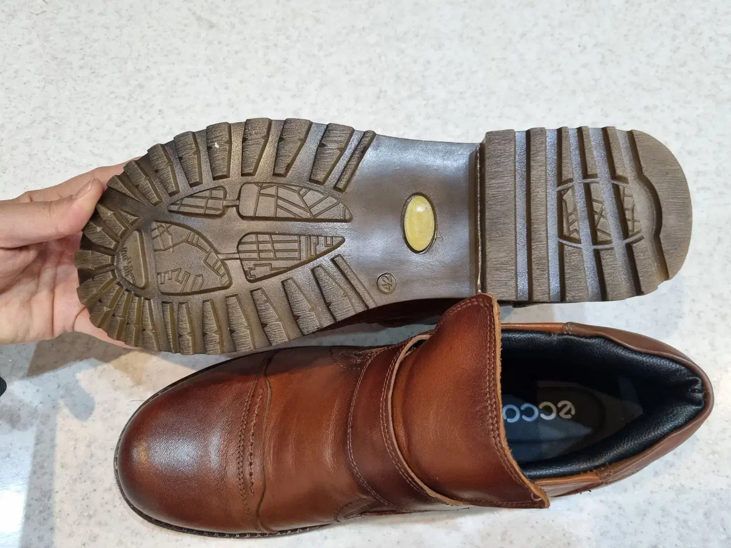 کفش چرم اصل مارک اکو|کیف، کفش، کمربند|نجف‌آباد, امیرکبیر|دیوار