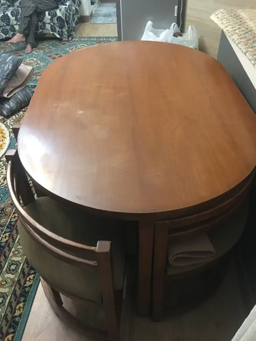 میز نهار خوری|میز و صندلی غذاخوری|کیش, |دیوار