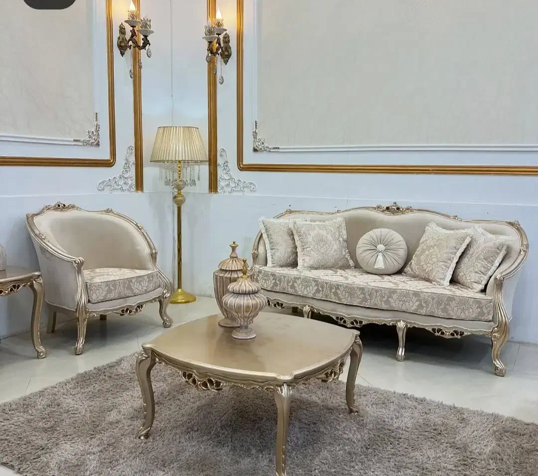 جدیدترین ست مبل کلاسیک فرانسوی/مبلمان آنسل/|مبلمان خانگی و میز عسلی|اردبیل, |دیوار