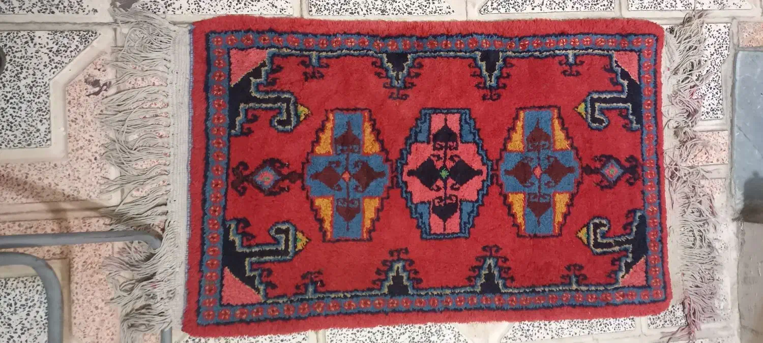 ۲عدد قالیچه دست باف|فرش|گلپایگان, |دیوار