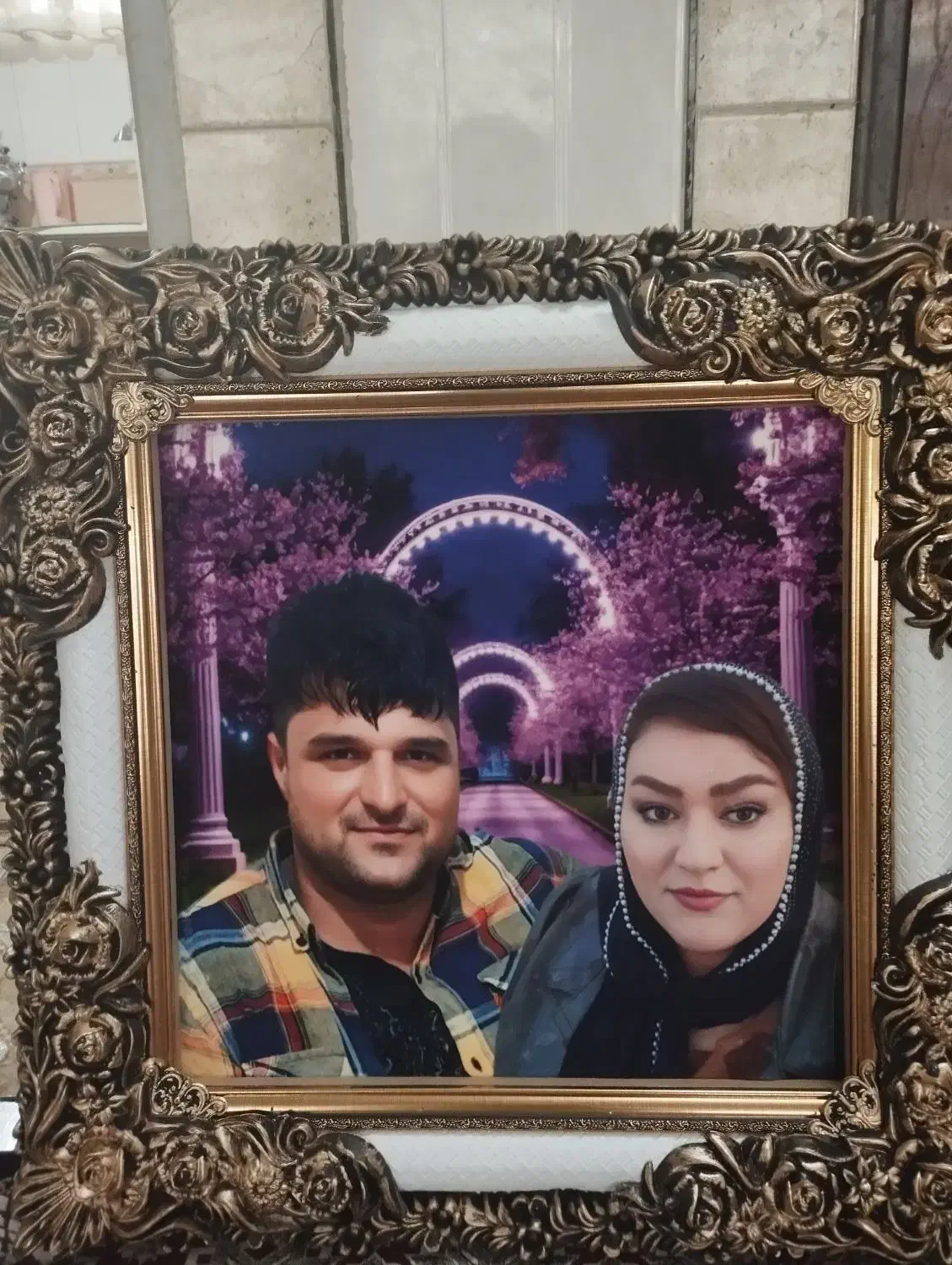 تابلو فرش ستایش|تابلو فرش|ایذه, |دیوار