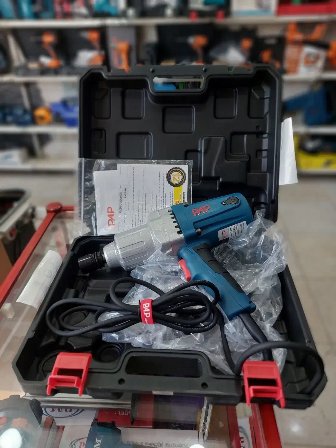 آچار بکس برقی ۴۵۰ نیوتن پی ای پی باگارانتی|ابزارآلات|اهواز, کمپلو جنوبی|دیوار