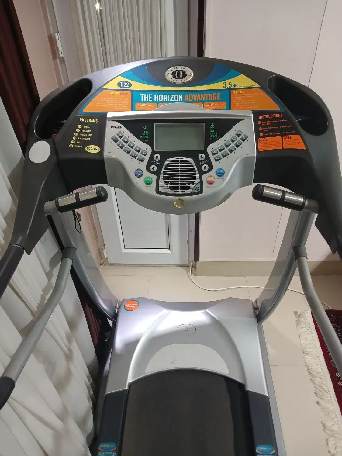 تردمیل horizon Ti22 آمریکایی|تجهیزات ورزشی|گنبد کاووس, |دیوار