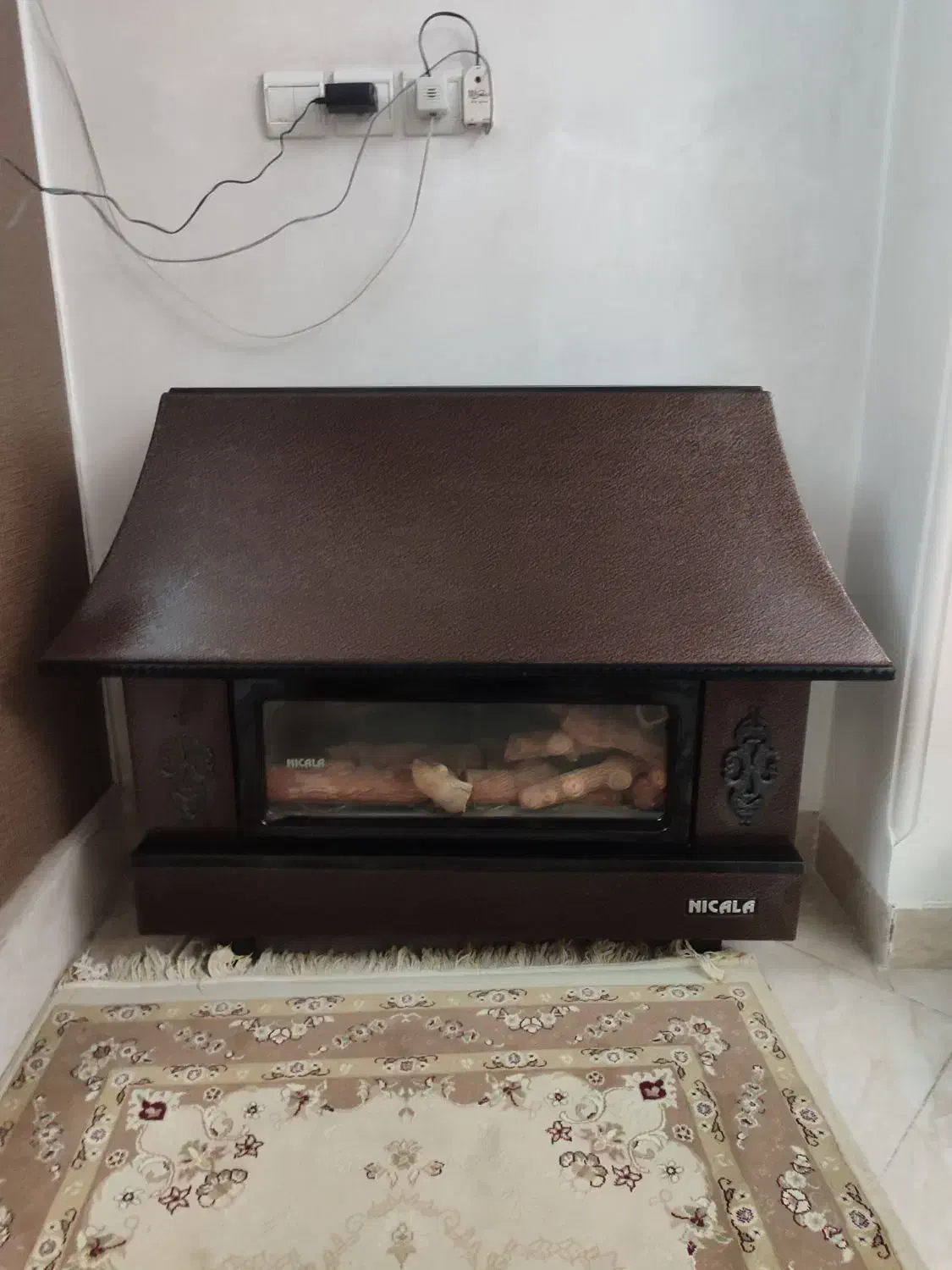 بخاری شومینه ای نیک کالا|بخاری، هیتر، شومینه|رباط‌کریم, رباط‌کریم|دیوار