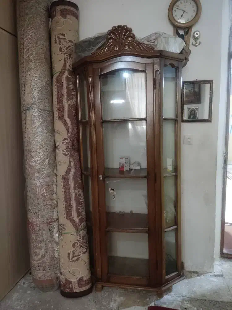 دوعدد ویترین|بوفه، ویترین، کنسول|هشتگرد, هشتگرد قدیم|دیوار