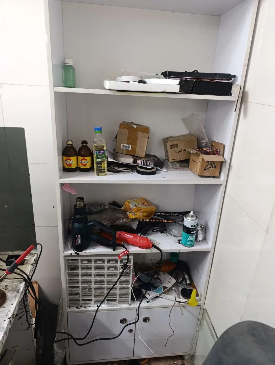 فروش قفسه و میز mdf|کتابخانه، شلف، قفسه‌های دیواری|بوشهر, |دیوار