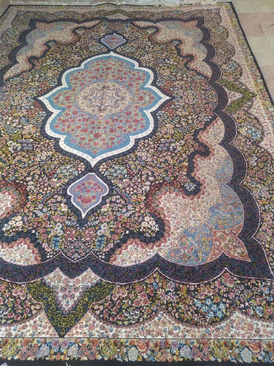 دو تا فرش12متری جنس نخی|فرش|نورآباد, |دیوار