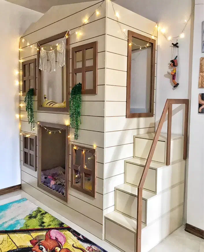 تخت خواب دو طبقه|تخت و سرویس خواب|شیراز, امام حسین|دیوار