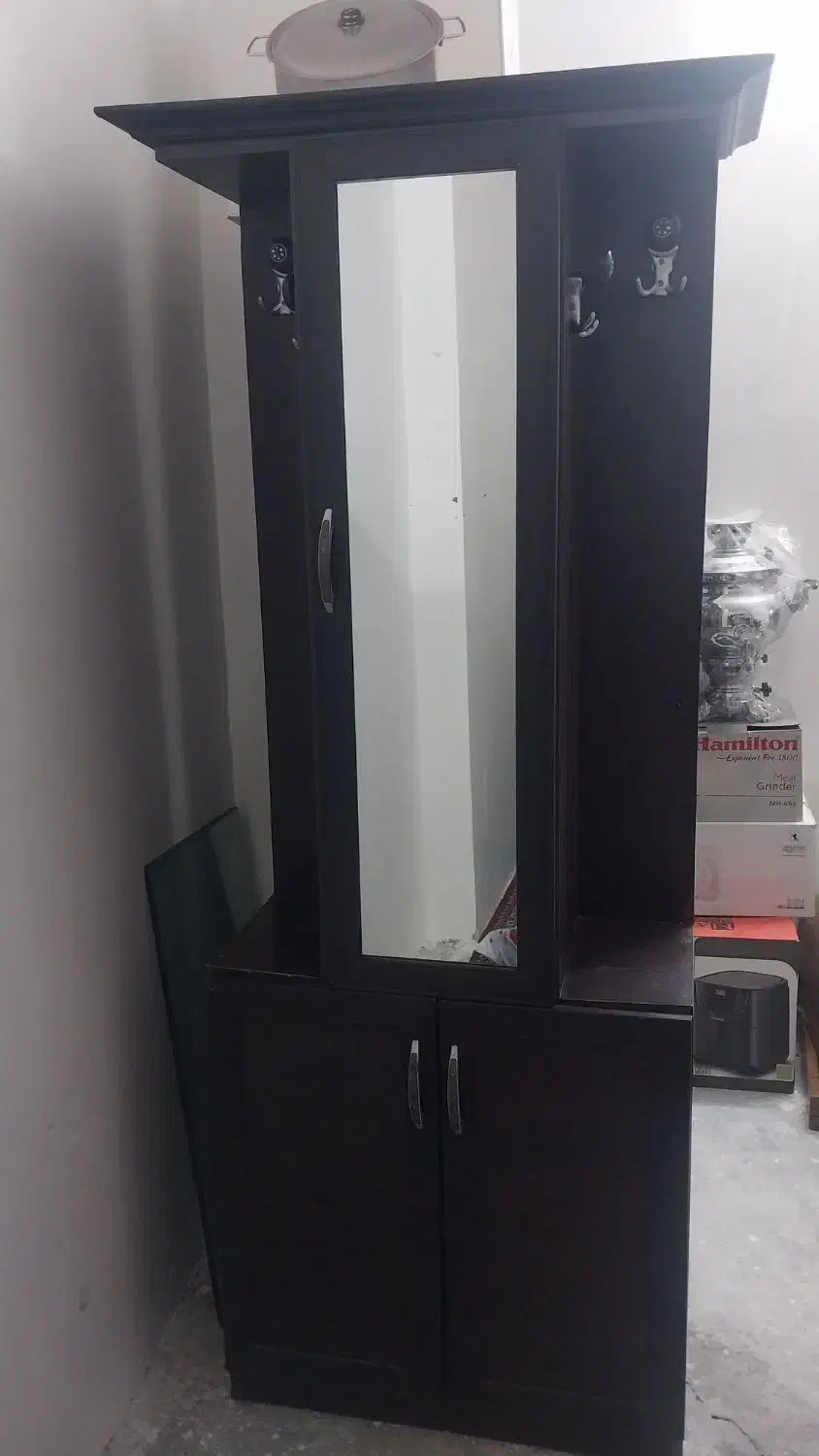 بوفه تمام چوب راش منبت کاری نو نو|بوفه، ویترین، کنسول|رباط‌کریم, رباط‌کریم|دیوار