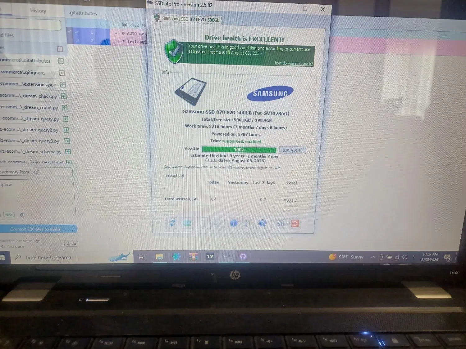 لپتاپ hp G62|رایانه همراه|کرج, مهرویلا جنوبی|دیوار