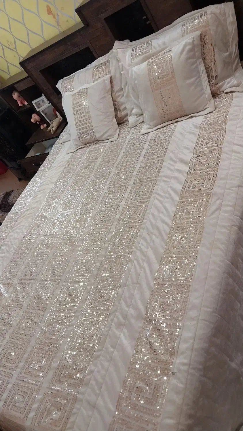 روتختی دونفره ترکیه ای و ۴ تا رو بالشتی نو تمیز|سرویس روتختی|شهریار, شهریار|دیوار