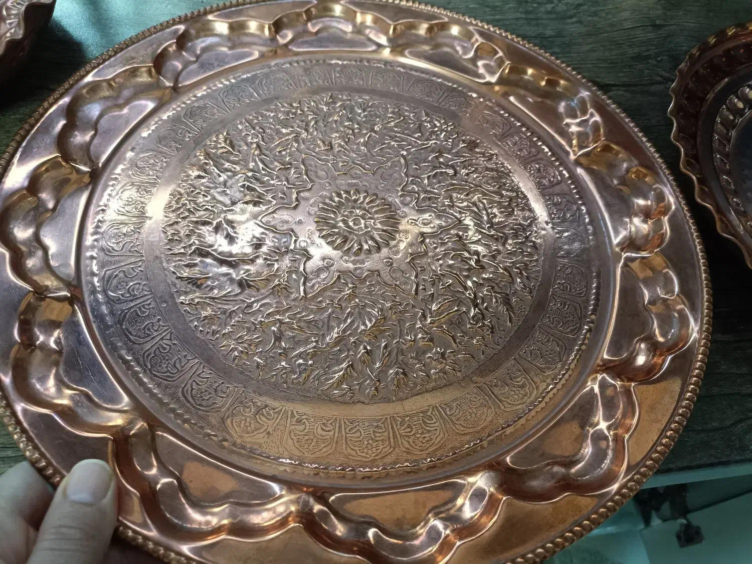 پذیرایی مس|ظروف سرو و پذیرایی|قائن, |دیوار