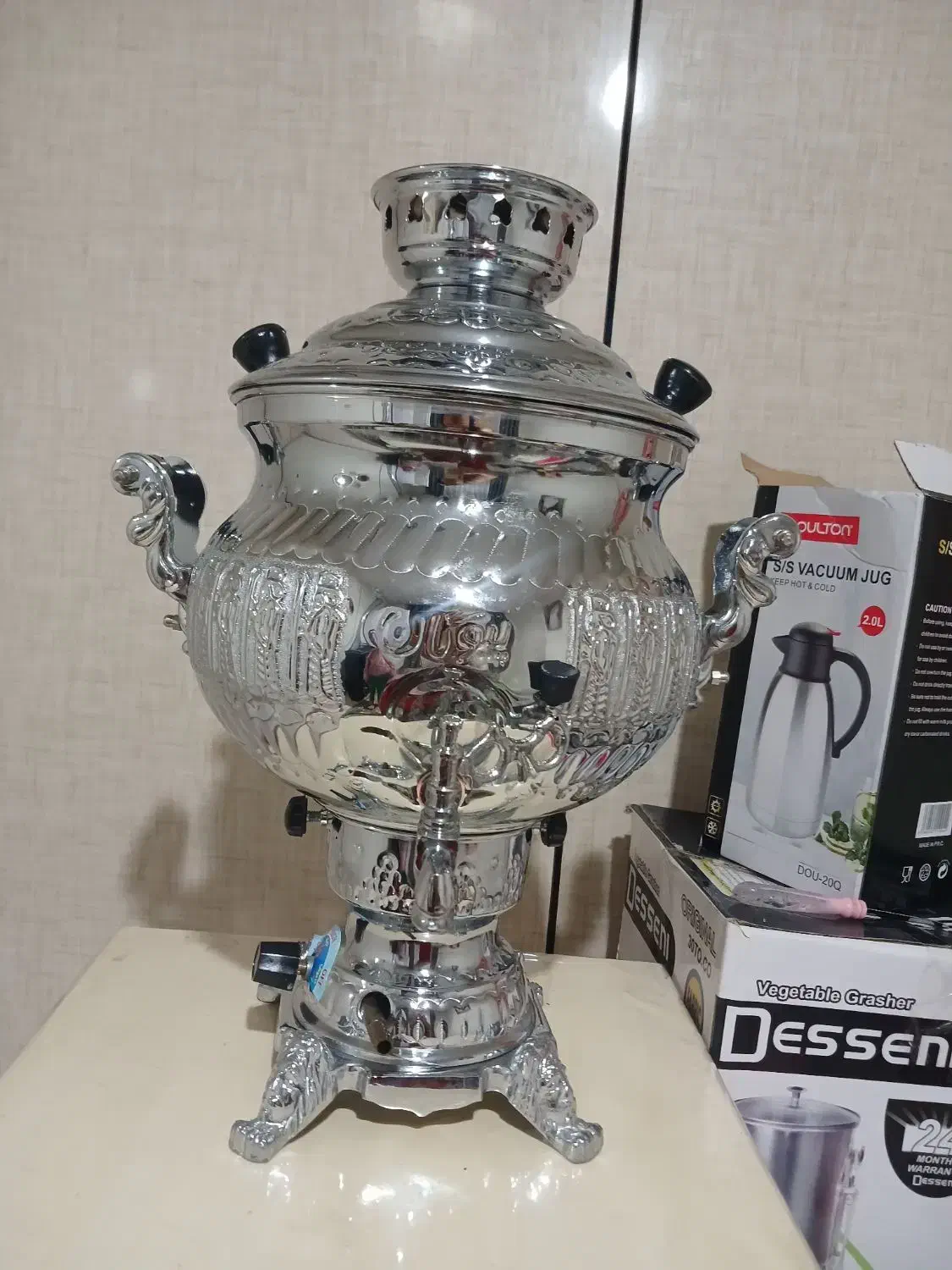 سماور ده لیتری|سماور، چای‌ساز، قهوه‌ساز|پاکدشت, پاکدشت (مامازند)|دیوار