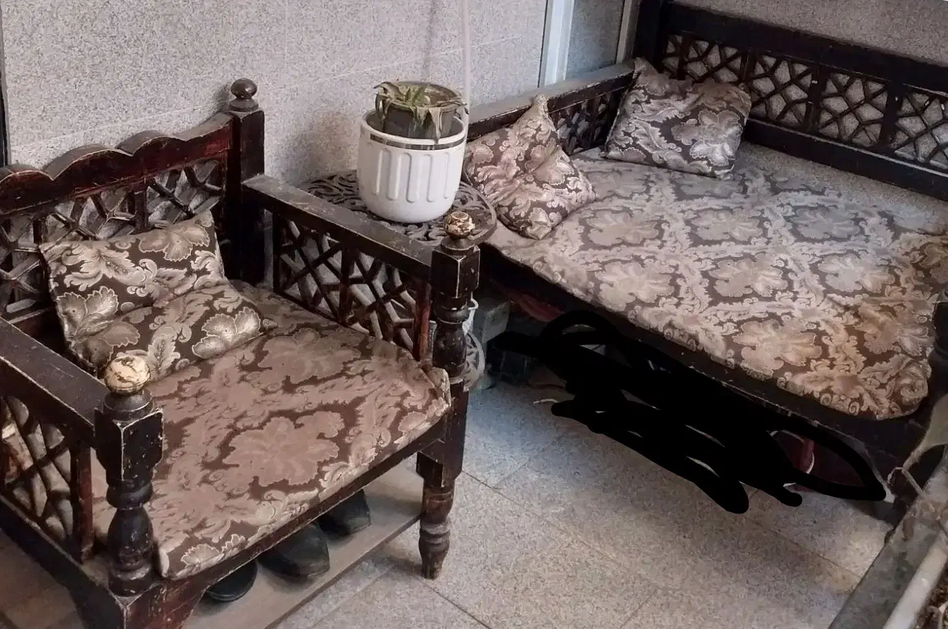 تخت سنتی|مبلمان خانگی و میز عسلی|پاکدشت, حصار امیر|دیوار